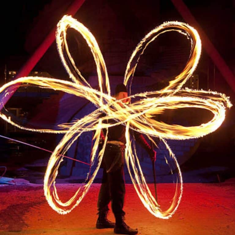 Hire LED Pixel Poi Show in Saudi Arabia - Bella Entertainment